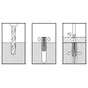 Lot De 20 Chevilles Et Vis À Verrouillage De Forme Scell-It, Diam.8 Mm X L.32 Mm