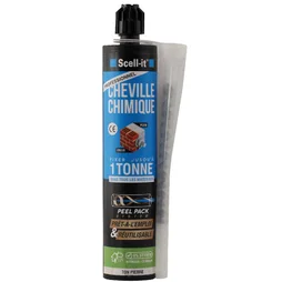Cartouche De Scellement Chimique 280 Ml Avec Accessoires Scell It