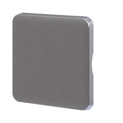 Cache commande d'éclairage Cosy, LEXMAN aluminium mat 