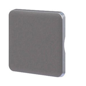 Cache commande d'éclairage Cosy, LEXMAN aluminium mat 
