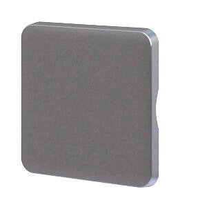 Cache commande d'éclairage Cosy, LEXMAN aluminium mat 