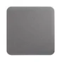 Cache commande d'éclairage Cosy, LEXMAN aluminium mat 