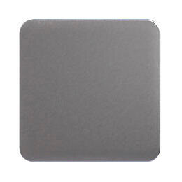 Cache commande d'éclairage Cosy, LEXMAN aluminium mat