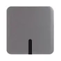 Cache Commande D'Éclairage À Voyant Cosy, Lexman Aluminium Mat