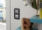 Cache Commande D'Éclairage À Voyant Cosy, Lexman Aluminium Mat