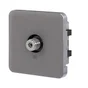 Cache Prise Tv, Prise Tv Type F Cosy, Lexman Aluminium Mat