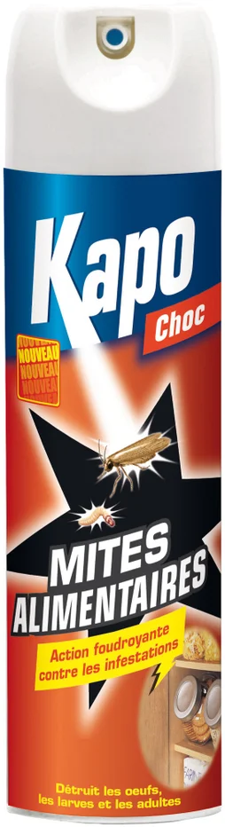 Anti mite alimentaire foudroyant aérosol, 250 ml, KAPO Choc