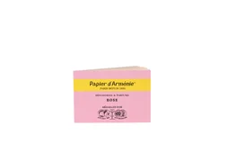 Papier D'Armenie Desodorisant/Assainissant A La Rose Carnet
