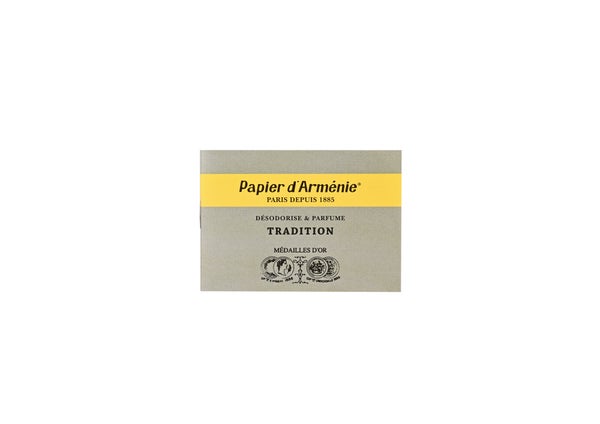 Papier D'Armenie Desodorisant/Assainissant Tradition Triple Carnet