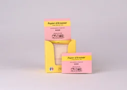 Boîte de 30 carnets de papier d'Arménie désodorisant/assainissant à la rose