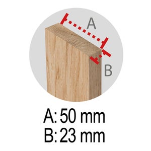 Tréteau bois pinpro ASTIGARRAGA, H.75 x l.53 cm