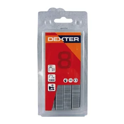 Lot de 1000 agrafes de compresseur en acier, 12,29 x 16 mm, DEXTER