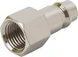Connecteur rapide femelle 1/4 en acier, 16 bars, DEXTER