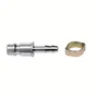 Insert rapide cannelé 8 mm + collier en acier, 16 bars, DEXTER