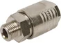 Connecteur universel 1/4 mâle en laiton, 16 bars, DEXTER