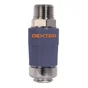 Connecteur sécurité mâle 1/4 en laiton, 20 bars, DEXTER