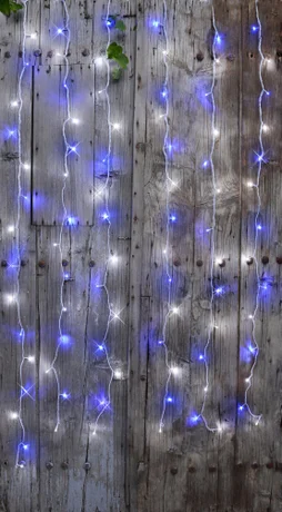 Rideau Led bicolores 2x2m