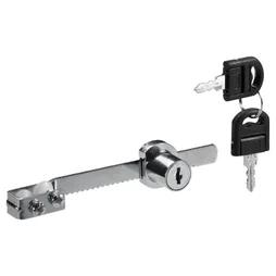 Serrure De Vitrine Acier En Applique Hettich, Axe 22 Mm
