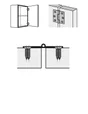Lot De 2 Paumelles Laiton Pour Meuble Hettich, L.64 X L.40 Mm