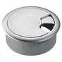 1 Passe-Fils Plastique Hettich Gris Métallisé