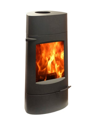 Poêle à bûche Aratos, INVICTA, 8 kW noir/anthracite