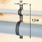 Câble De Fixation, Noir, 1.5 M X 17 Mm