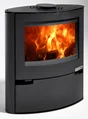 Poêle à bûche 15 noir, ADURO, 6.5 kW