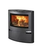 Poêle à bûche 15 noir, ADURO, 6.5 kW