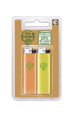 Blister de 2 briquets, CRICKET
