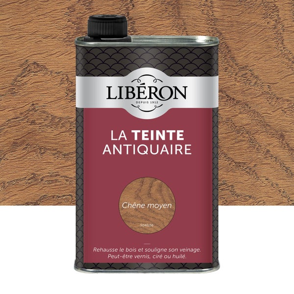 Teinte Antiquaire Bois Durs Liberon, 0.5 L, Chêne Moyen