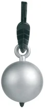 Lot de 4 lest de maintien boule plastique argent