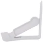 Lot de 4 pinces nappe plastique blanc simple