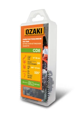 Chaîne De Tronçonneuse Ozaki Semi Carrée: .325" .058 (1,5Mm) 64 Entraîneurs
