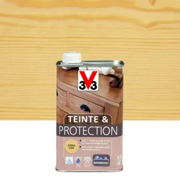Teinte Et Protection V33, 0.5 L, Chêne Clair Mat