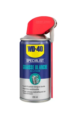 Graisse Blanche Au Lithium En Aérosol, 250 Ml Wd-40