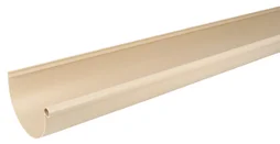 Gouttière Demi-Ronde Pvc Girpi Dév.33 Cm Sable L.2 M