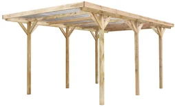 Carport bois Max 1 voiture, 13.49 M²