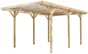 Carport bois Max 1 voiture, 13.49 M²