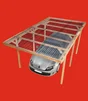 Carport bois Max 1 voiture, 13.49 M²