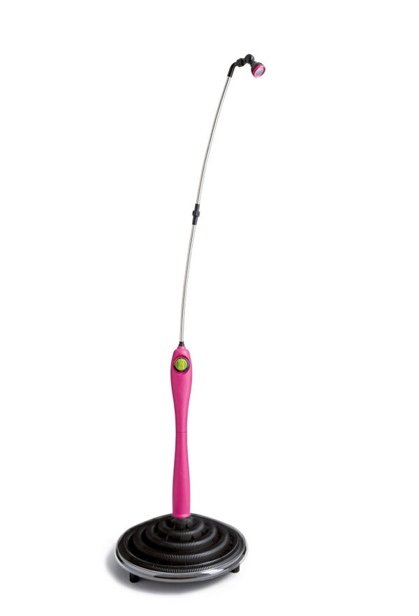 Douche Solaire Courbée En Aluminium Sunny Fuschia, 8 L