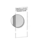 Tablette Melamine 275X67Cm Epaisseur 25Mm Blanche