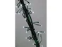 Guirlande lumineuse int/ext flicker 500 led blanc froid cable vert 35m