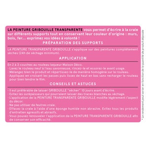 Vernis Gribouille, Maison Deco, Incolore Mat, 0.2 L