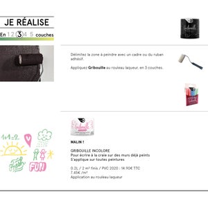 Vernis Gribouille, Maison Deco, Incolore Mat, 0.2 L