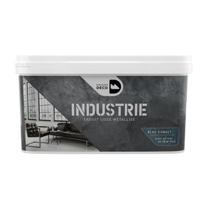 Peinture À Effet, Industrie Maison Deco, Cobalt, 4 Kg