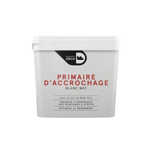 Primaire Pour Peinture À Effet, Maison Deco, Blanc, 1 L