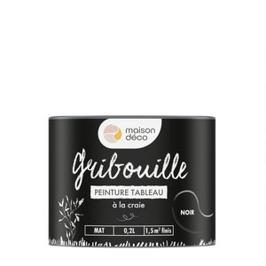 Peinture Tableau Craie Noir Mat Maison Deco Gribouille 0.25 L