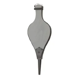 Soufflet bois et simili cuir gris foncé Natura SO1182C27, LE MARQUIER, gris