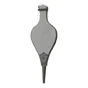 Soufflet bois et simili cuir gris foncé Natura SO1182C27, LE MARQUIER, gris