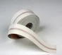 Galon, Vinyle Expansé Adhésive Liseret Argent, L.4 Cm X L.10 M, Blanc